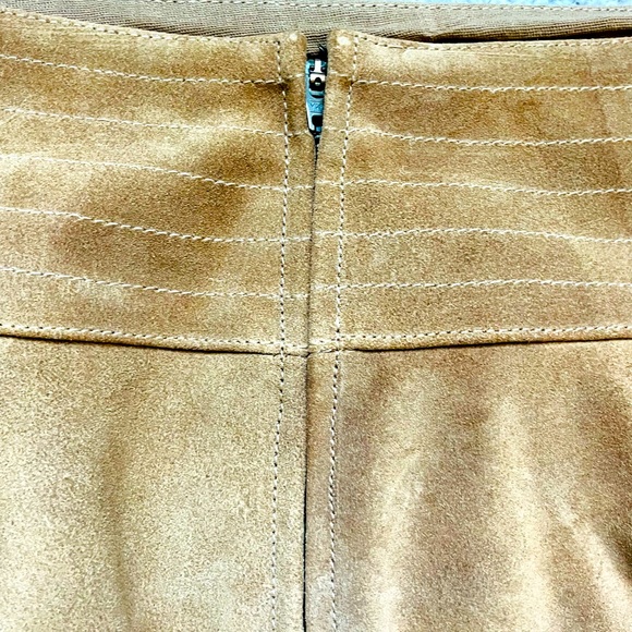 Free People 100% cow suede mini skirt size 8 worn once fully lined - Picture 9 of 9